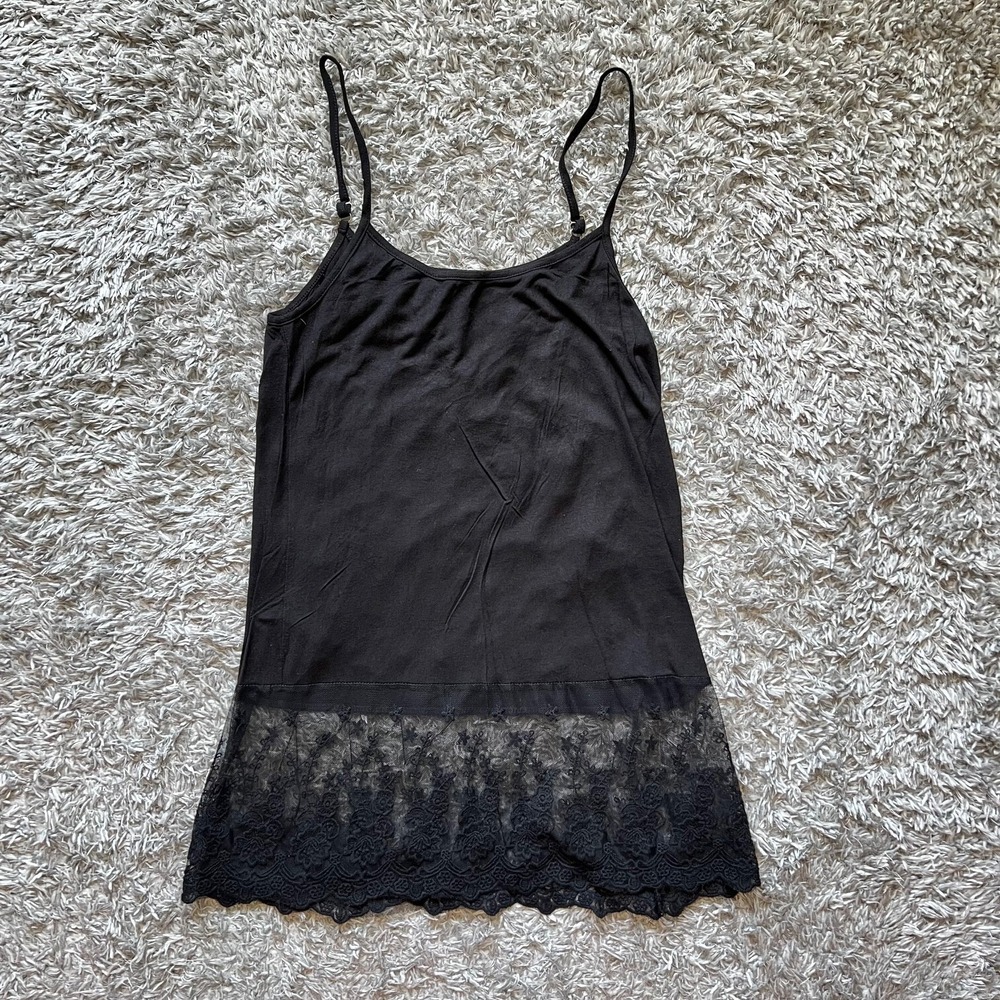 By Together You and I Lace Mesh Cami Tank Top‎ Women Medium Y2K Whimsigoth Fairy